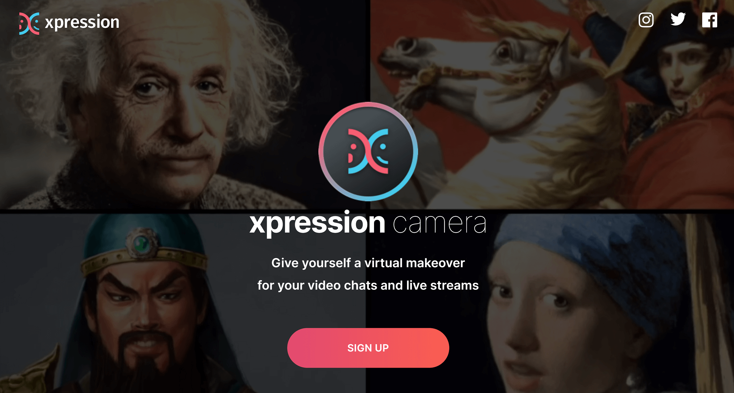 xpression camera home page